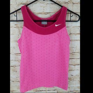 Nike pink athletic tank top with support. New with tag.